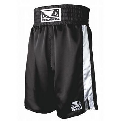 Bad Boy Boxing Short With Contrast Panels Noir-Blanc