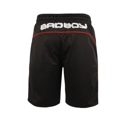 Bad Boy Champion Shorts Preto-Vermelho