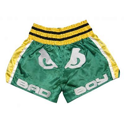 Bad Boy Chok Muay Thai Shorts Green-Yellow