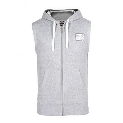 Bad Boy Core Sleeveless Hoodie Grey