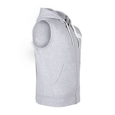 Bad Boy Core Sleeveless Hoodie Grigio