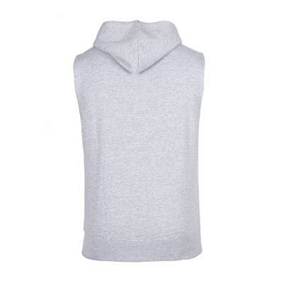 Bad Boy Core Sleeveless Hoodie Grey