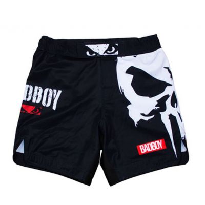 Bad Boy Guillotine Fight Shorts Musta