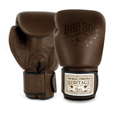 Bad Boy Heritage Thai Boxing Gloves Brun