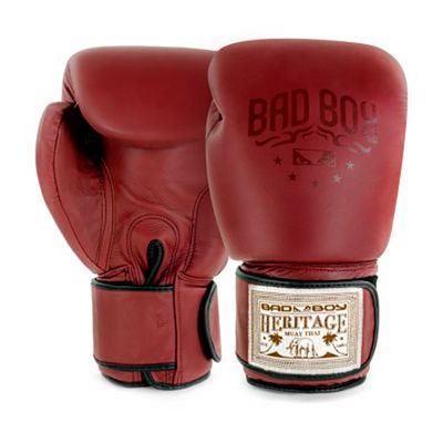 Bad Boy Heritage Thai Boxing Gloves Red