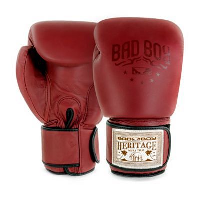 Bad Boy Heritage Thai Boxing Gloves Rouge