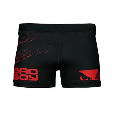 Bad Boy Impact Vale Tudo Shorts Preto-Vermelho