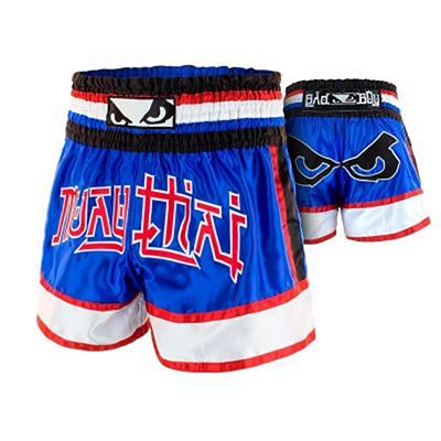 Bad Boy Kao Loy Muay Thai Shorts Kék-Piros