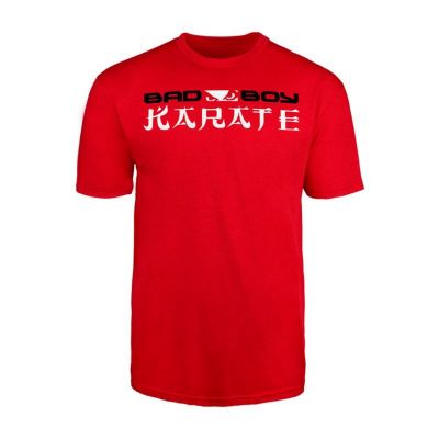 Bad Boy Karate Discipline T-shirt Piros