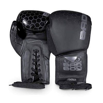 Bad Boy Legacy 2.0 Boxing Gloves Lace Up Svart