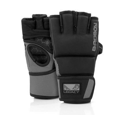 Bad Boy Legacy Prime MMA Gloves Preto-Cinza