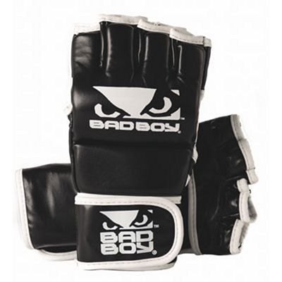 Bad Boy MMA Gloves With Thumb Black-White