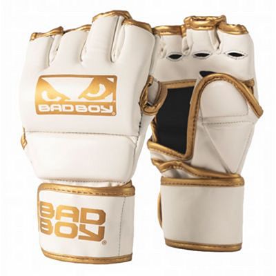 Bad Boy MMA Gloves With Thumb Fehèr-Arany