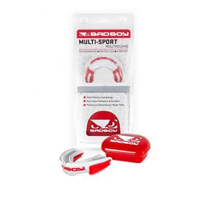Bad Boy Multi-Sport Mouth Guard Red-White