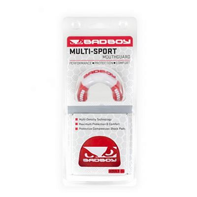 Bad Boy Multi-Sport Mouth Guard Rosso-Bianco