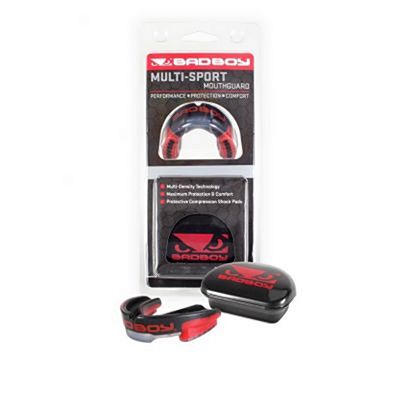 Bad Boy Multi-Sport Mouthguard Svart-Röd