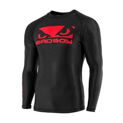 Bad Boy Origin Rashguard Long Sleeves Negro-Rojo