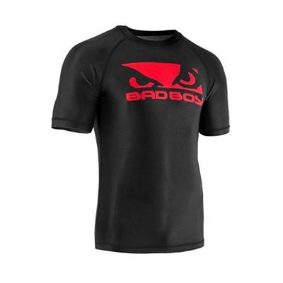 Bad Boy Origin Rashguard Short Sleeve Schwarz-Rot