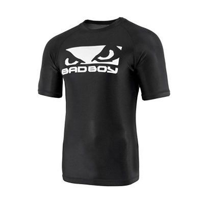 Bad Boy Origin Rashguard Short Sleeve Black-White