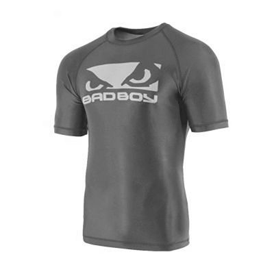 Bad Boy Origin Rashguard Short Sleeve Charcoal Cinza