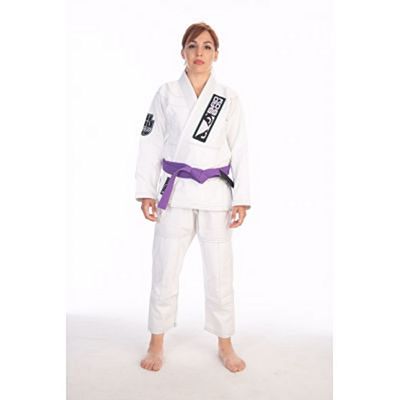 Bad Boy SAI Training Women BJJ Gi Vit-Grön