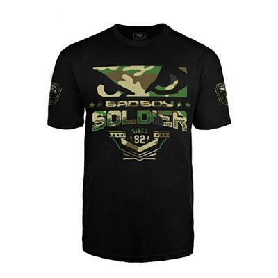 Bad Boy Soldier T-shirt Nero-Verde