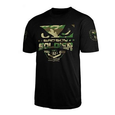 Bad Boy Soldier T-shirt Negro-Verde