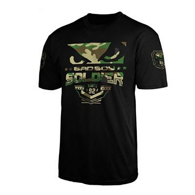 Bad Boy Soldier T-shirt Nero-Verde