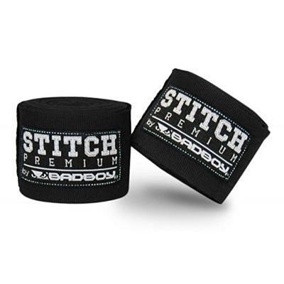 Bad Boy Stitch Premium Hand Wraps Preto