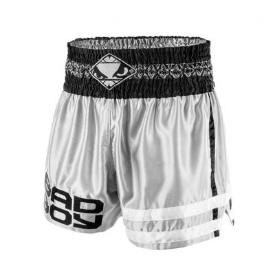 Bad Boy Tii Sok Muay Thai Shorts Cinza-Preto