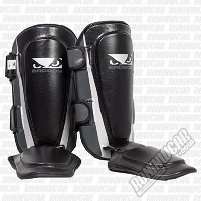 Bad Boy Training Series 2.0 Shinguards Preto-Cinza