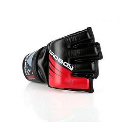 Bad Boy Training Series Impact MMA Gloves No Thumb Preto-Vermelho