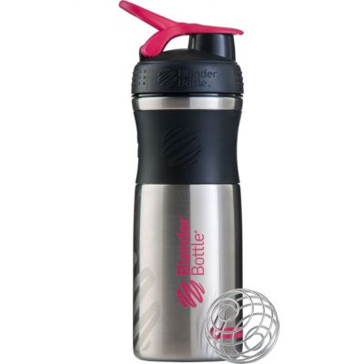 BlenderBottle Sportmixer Stainless Steel 820ml Fekete-Ròzsaszìn