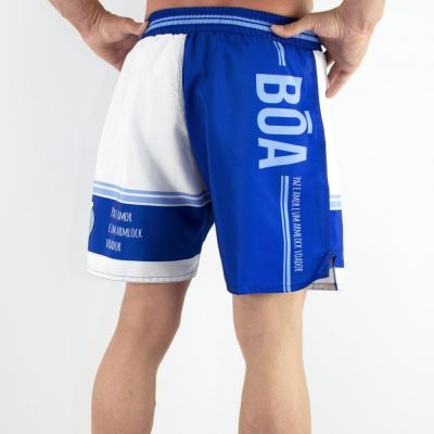 Boa Armlock Volador No Gi Shorts Blanco-Azul