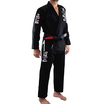 Boa Roll Rules BJJ Gi Nero