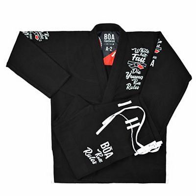 Boa Roll Rules BJJ Gi Fekete