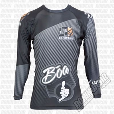 Boa Esportiva Rashguard LS Fekete-Szürke