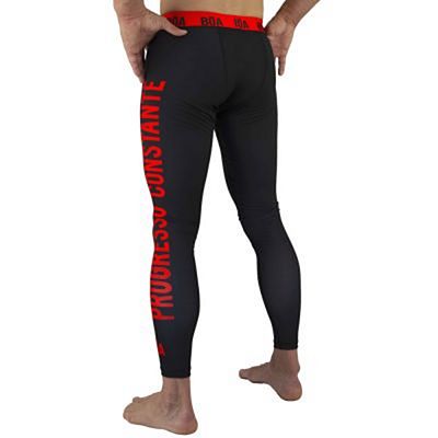 Boa Estilo De Vida Spats Preto-Vermelho