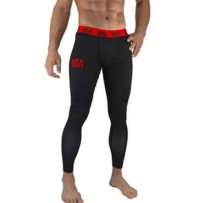 Boa Estilo De Vida Spats Preto-Vermelho