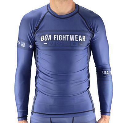 Boa Fighting Spirit LS Rashguard Blue