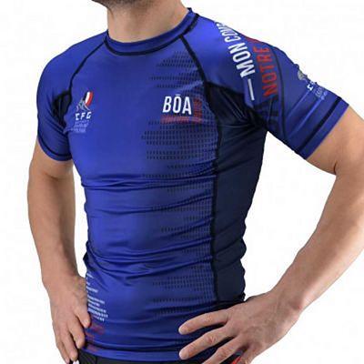 Boa France FRA SS Rashguard Blå