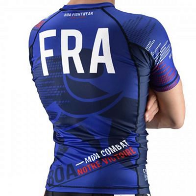 Boa France FRA SS Rashguard Blå