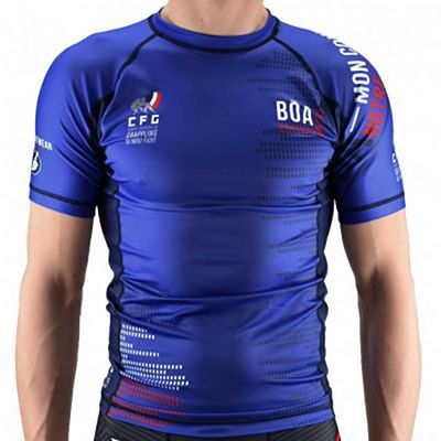 Boa France FRA SS Rashguard Blau