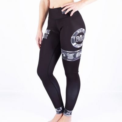 Venum Defender Leggings Women Black Red - FIGHTWEAR SHOP EUROPE