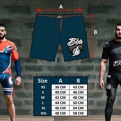 Boa Luta Livre 2.0 Fightshorts Schwarz