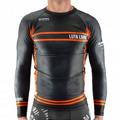 Boa Luta Livre V3 LS Rashguard Fekete