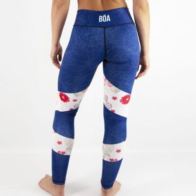 Boa Nosso Estilo Leggings Blå