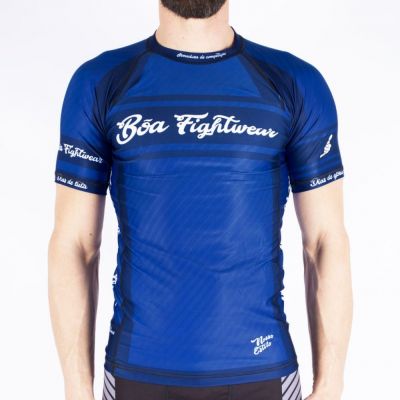Boa Rashguard Armadura De Competicao Nogi Blue