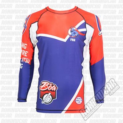 Boa Rashguard French Connection LS Blau-Rot