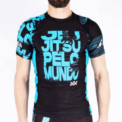 Boa Rashguard Pelo Mundo Schwarz